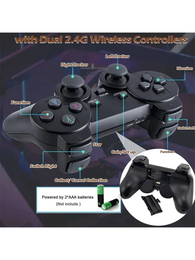 2-4g-wireless-controller-gamepad with 64GB