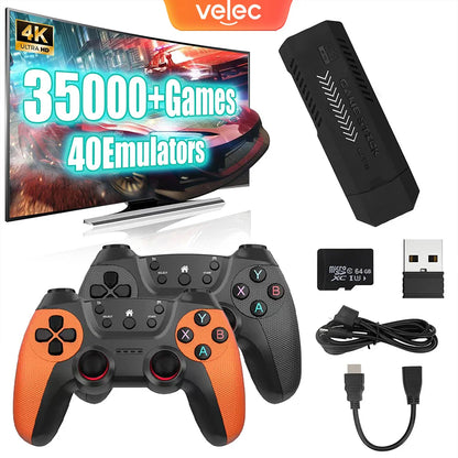 X2 PRO 64GB – 35,000+ Games | 4K Game Stick | 3D Retro Video Game Console
