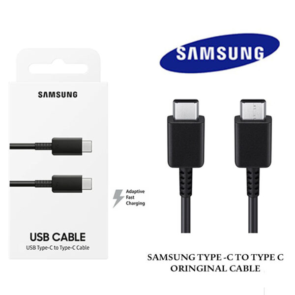 SAMSUNG TYPE -C TO TYPE C ORINGINAL CABLE